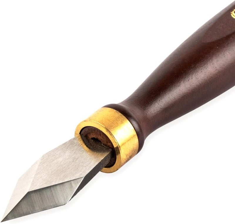 O'SKOOL Marking Knife High Speed Steel Blade Beechwood Handle - Precision and Durability for Professional Woodworkers, MAM016 - Image 2
